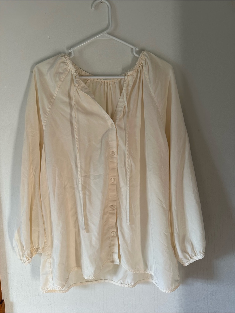 Everlane peasant blouse